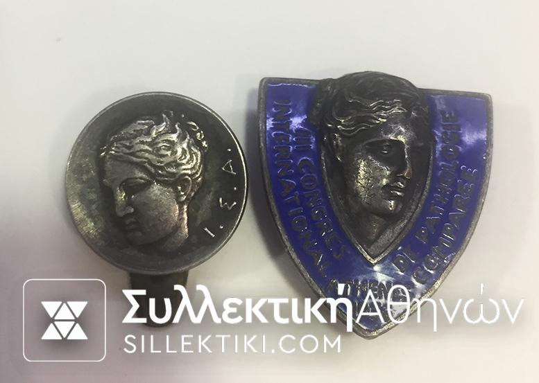2 Silver Pin 1936